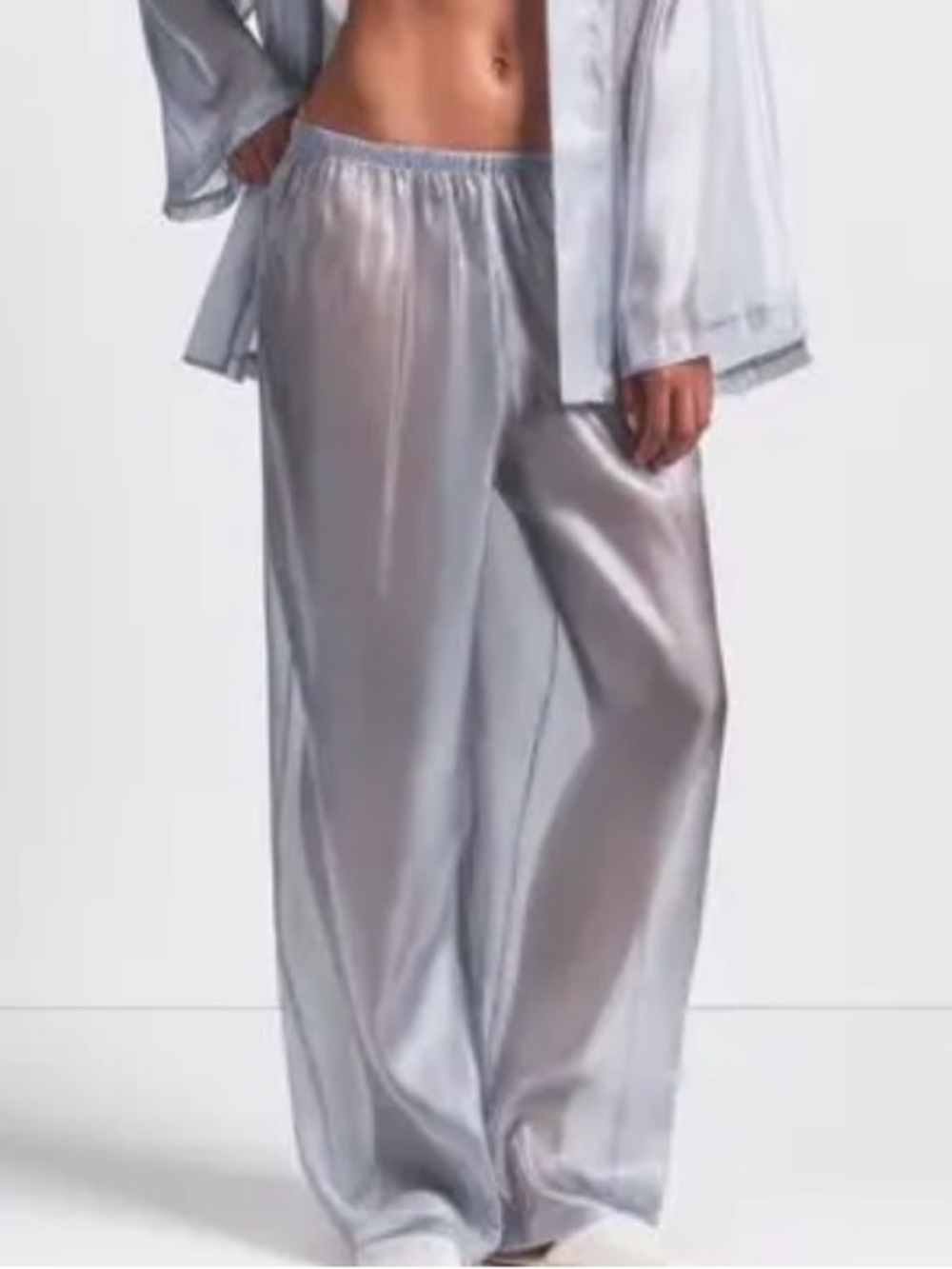 🌸 SKIMS Liquid Organza Sleep Pant | Mirror | L | NWT 🏷️